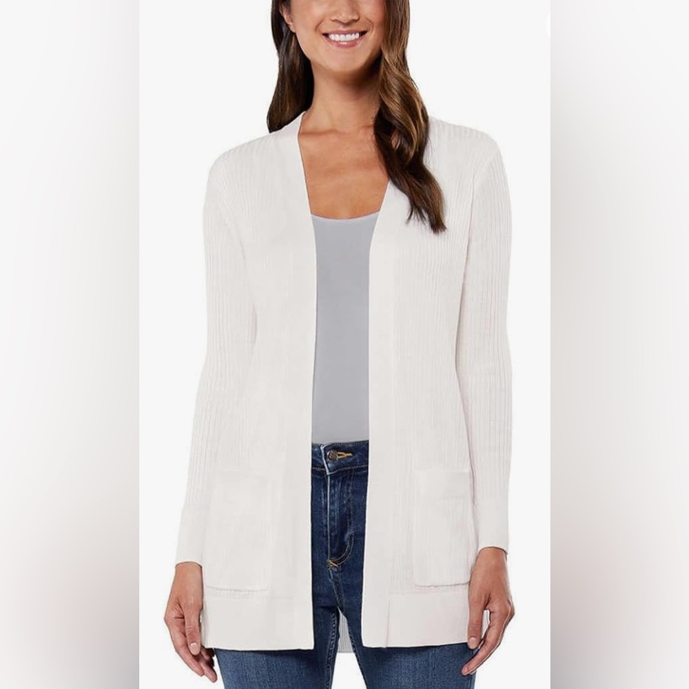 Matty M Women's The Summer Ribbed Cardigan Sweater, size Small NWOT
